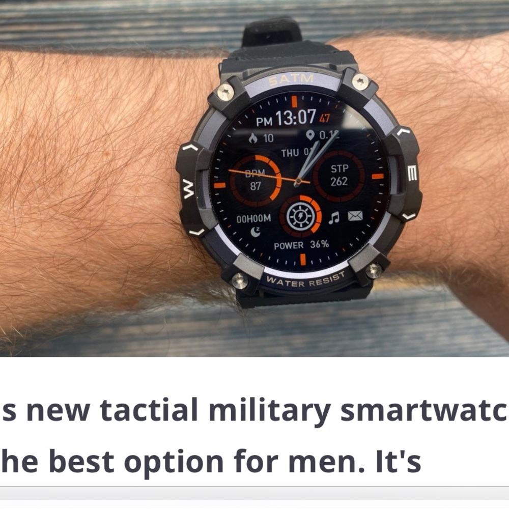Titan PG Black Tactical Smartwatch